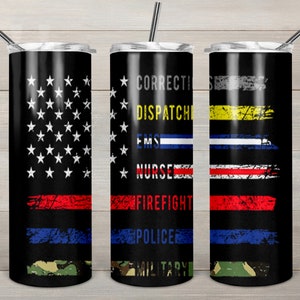 20oz  First Responders Tumbler digital download sublimation file