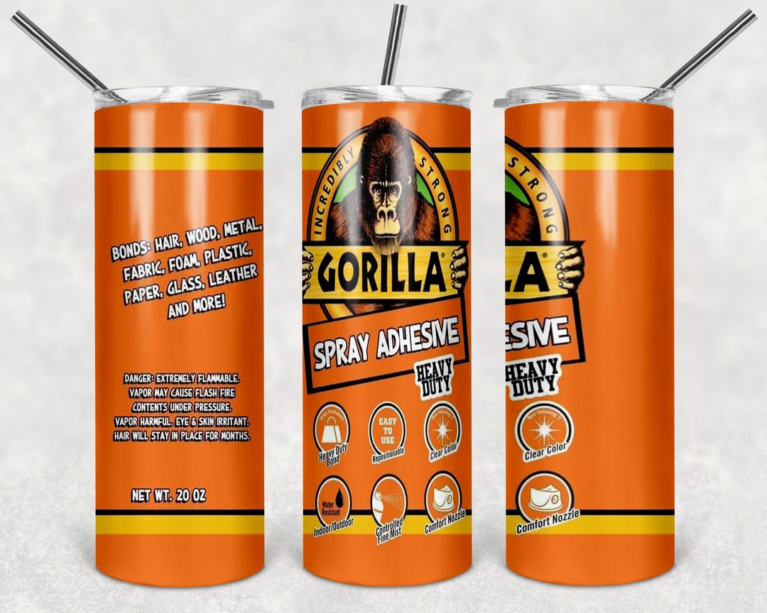 Gorilla Glue 20oz Tumbler Digital Download Sublimation File Etsy