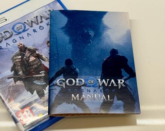 God of War: Ragnarok PS4/PS5 Manual - PlayStation Instruction Manual (Unofficial) - Perfect for video game collectors!