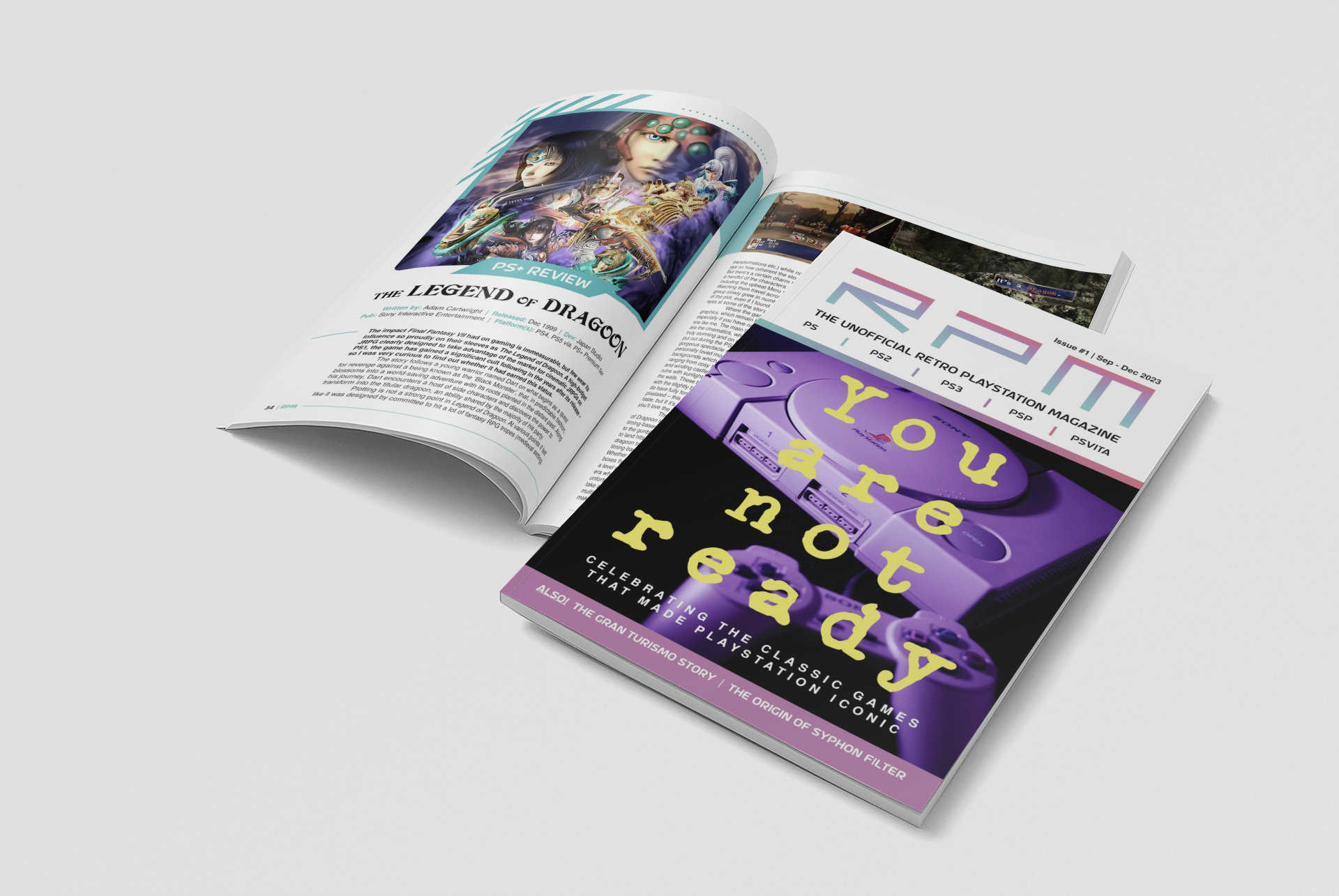 RPM - Retro Playstation Magazine Issue 1 - DIGITAL PDF - Perfect