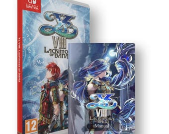 Ys VIII: Lacrimosa of Dana Manual Nintendo Switch - Instruction Manual (Unofficial) - Perfect for video game collectors!