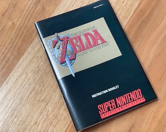 The Legend of Zelda: A Link to the Past SNES Manual  (Unofficial reproduction)