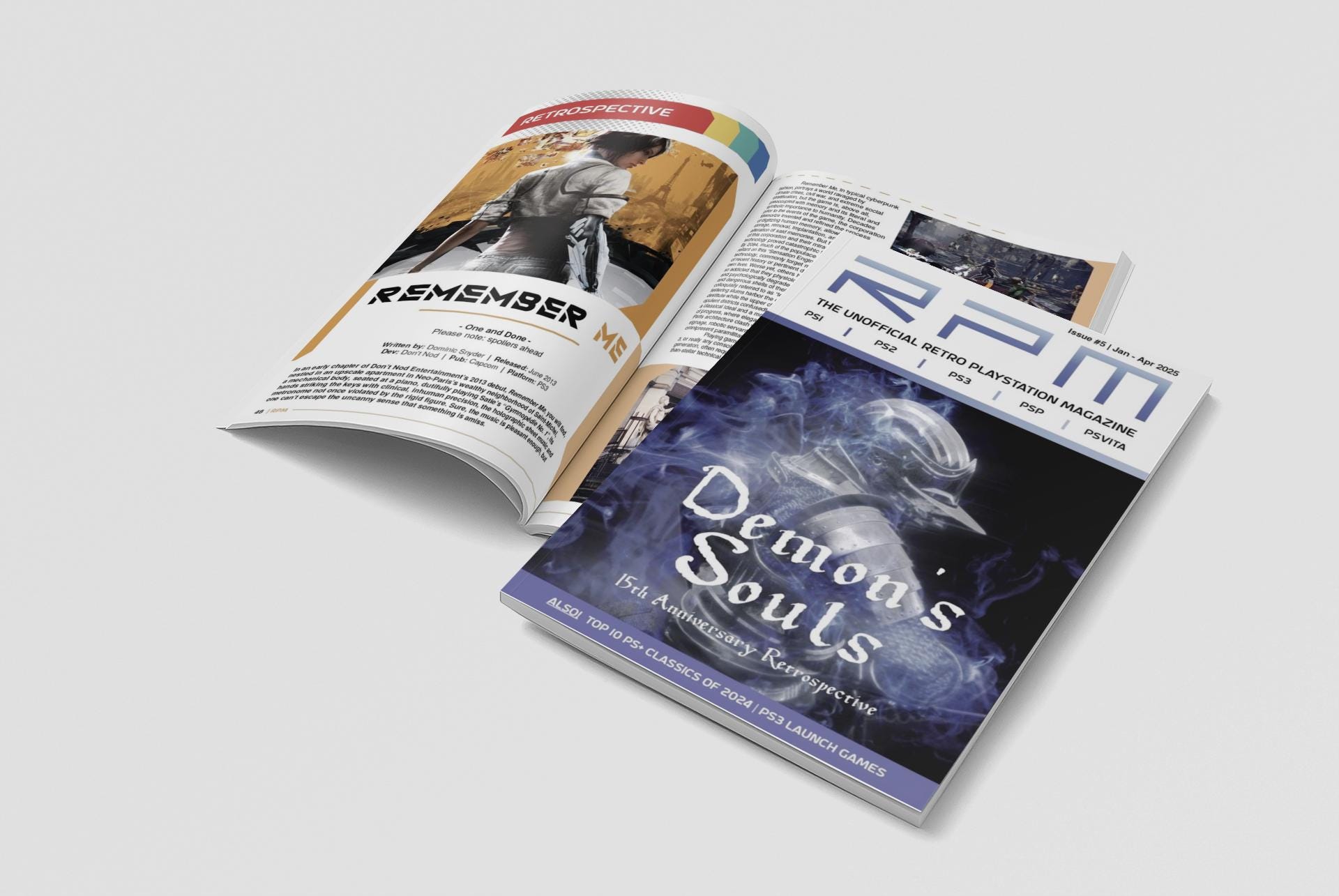 RPM - Retro PlayStation Magazine 5 - Parfait pour les fans de PS1, PS2, PS3, PS4, PS5, PSP et PS Vita !