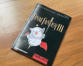 Final Fantasy VI (6)Explorer’s Handbook, SNES Manual  (Unofficial reproduction)