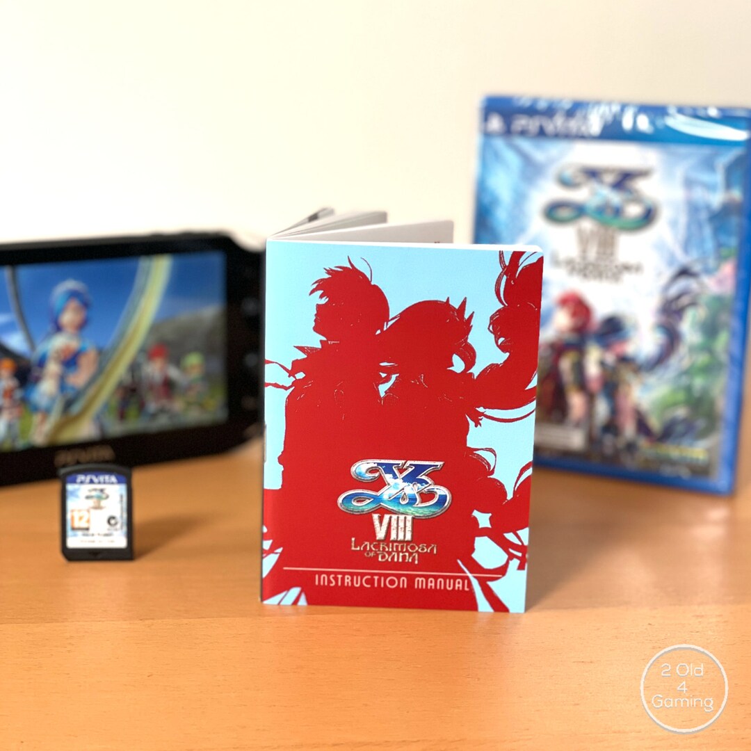 Ys VIII Psvita Instruction Manual unofficial - Etsy