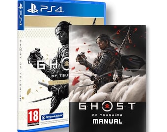 Ghost of Tsushima Manual PS5 & PS4 -  PlayStation Instruction Manual (Unofficial) - Perfect for video game collectors!