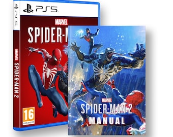 Spider-Man 2 Manual PS5 -  PlayStation Instruction Manual (Unofficial) - Perfect for video game collectors!
