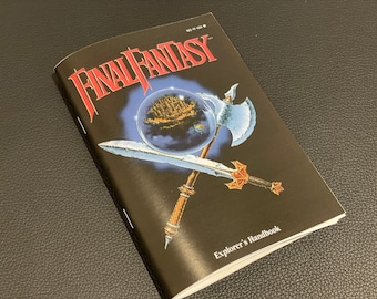 Final Fantasy I (1) Explorer’s Handbook, NES Manual  (Unofficial reproduction)