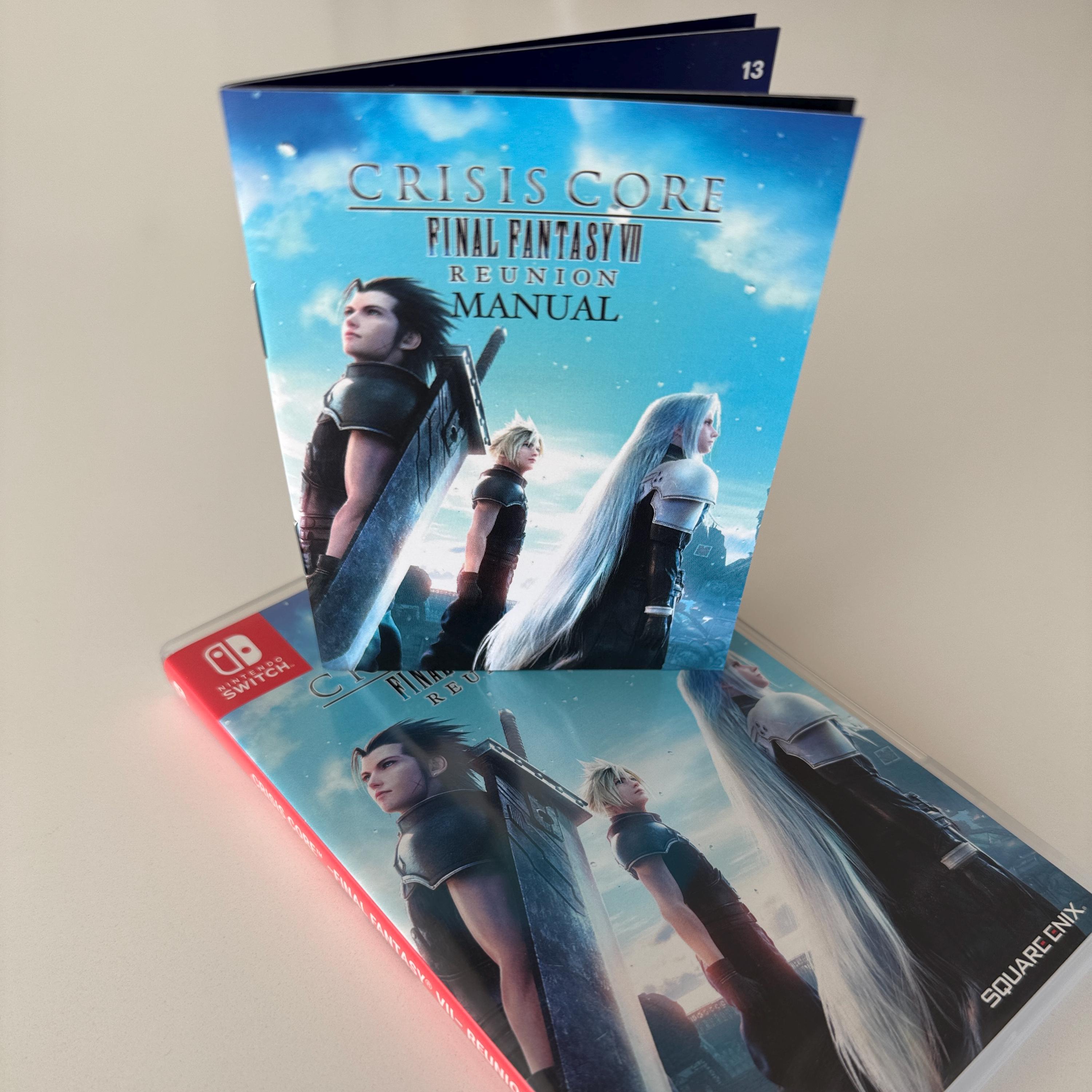 Crisis Core Final Fantasy VII Reunion - Nintendo Switch - Neuf Sous Blister - Version Française
