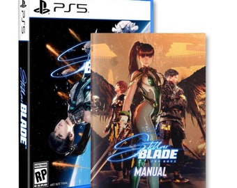 Stellar Blade Manual PS5 -  PlayStation Instruction Manual (Unofficial)- PREORDER - Perfect for video game collectors!