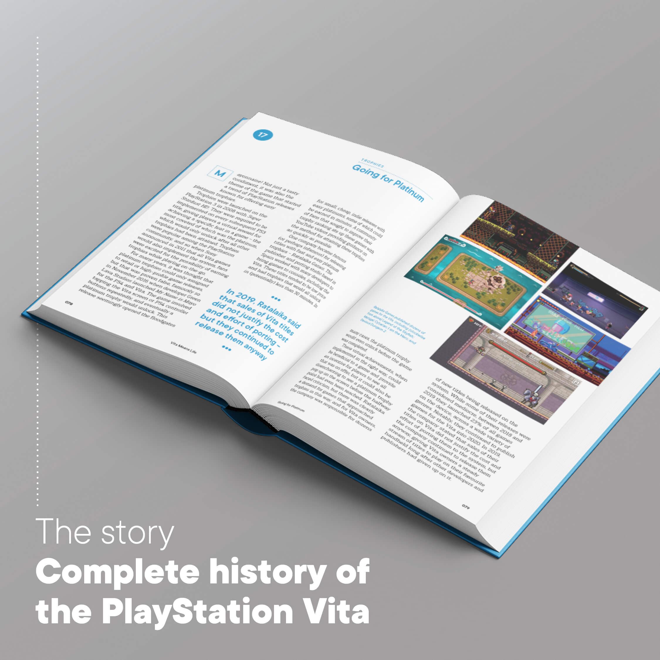 Vita Means Life - Psvita - Book - Hardback Book Detailing the