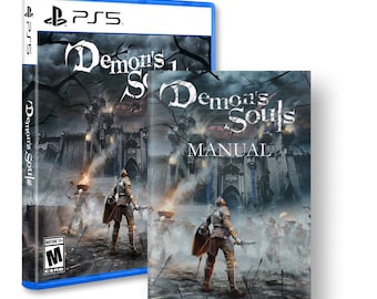 Demon’s Souls PS5 Manual - PlayStation Instruction Manual (Unofficial) - Perfect for video game collectors!