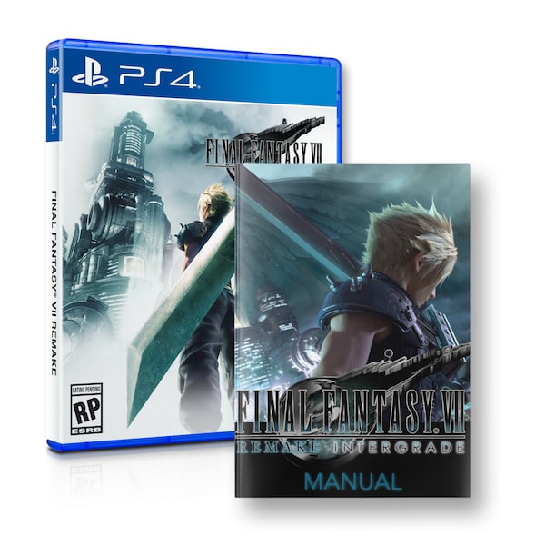 Final Fantasy VII Remake Intergrade Manual PS5 / PS4 Instruction Manual PlayStation (Unofficial) - Perfect for video game collectors!