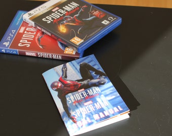 Spider-Man and Miles Morales Dual Manual PS5 / PS4 Instruction Manual (Unofficial) - Perfect for PlayStation video game collectors!