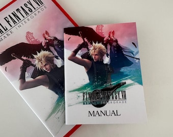 Final Fantasy VII Remake Manual: Nintendo Switch 2 - Physical Final Fantasy Game Manual