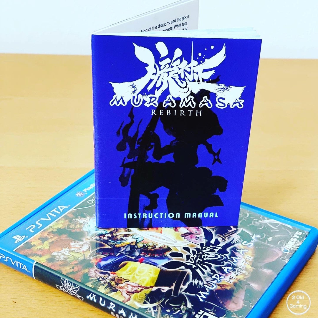 Muramasa Rebirth Psvita Instruction Manual (unofficial) - Etsy