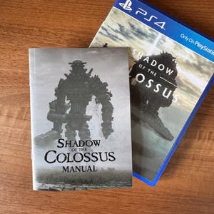 Shadow of the Colossus PS4 Manual - PlayStation Instruction Manual (Unofficial) - Perfect for video game collectors!