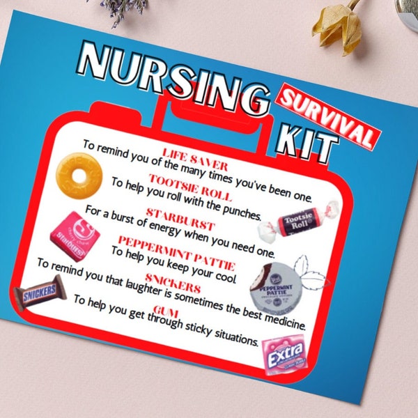 Nursing Survival Kit Etsy