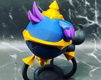 Palworld Inspired Depresso Pal Sphere + FREE Display Stand!