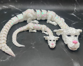 Niekończąca się opowieść Sparkle Falkor Flexi Articulated Fidget Toy Prop