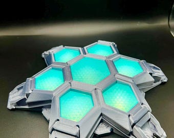 ARK Inspired Tek Light Display | USB Desk and Wall Mountable Light | Gaming Room Decor