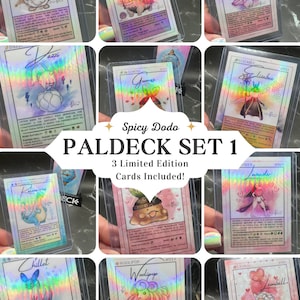 Cartas de Fan Art inspiradas no Palword Paldeck: Conjunto 1