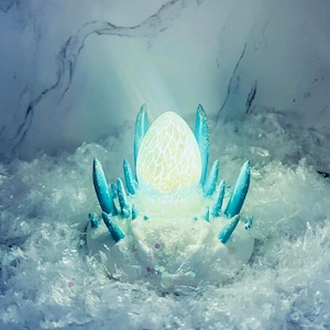 Ark Survival Evolved Inspired Ice Wyvern Egg & Nest