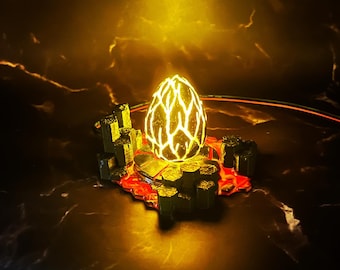 Arche Survival Evolved inspiriert Feuer Wyvern Ei & Nest