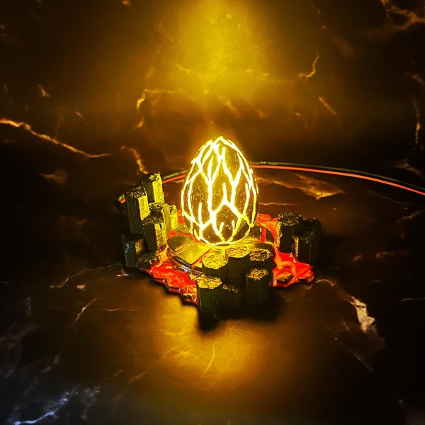 Ark Survival Evolved Inspired Fire Wyvern Egg & Nest