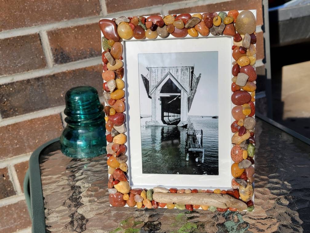 Handmade Natural Fiber Photo Frames (4x6 and 3x5) - Autumn Spirit