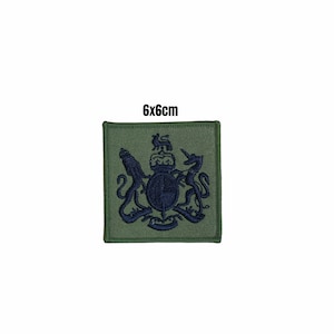 WO1 Rank Patch Warrant Officer Combat British Army Military Trf Embroidered Patch Badge Sew/Iron On 714
