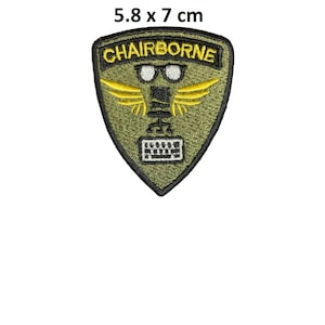 Chairborne Wings Army Military Embroidered Patch Badge Iron Sew On N-1160