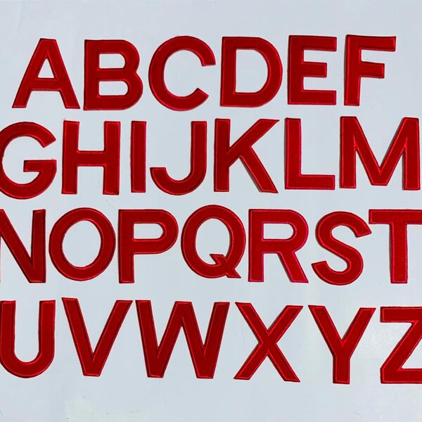 Applique Letters Etsy UK