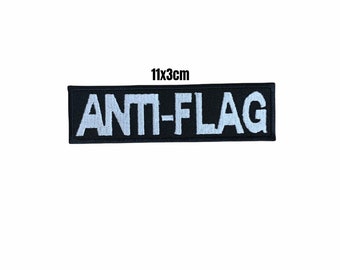 Anti-flag Shoulder Banner Embroidered Patch Badge Sew/Iron On 718