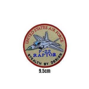 USA AIR FORCE F-22 Embroidered sew on Clothe badge Army Patches N-772