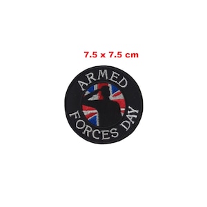 Forze armate britanniche Saluto Ricamato Patch Badge Ferro / Cucito su Jeans Transfer N-1218