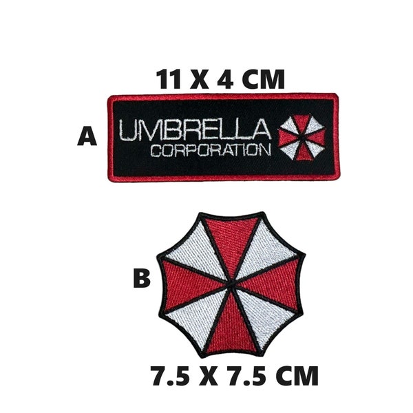 Umbrella Corporation Resident Evil Sword Zombie Outbruch Spiel Aufnäher zum Aufbügeln Jacke 1483