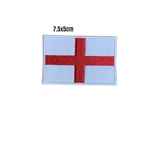 England Flag Embroidered Patch Badge Sew/Iron On Transfer Bag Jeans Jacket 219