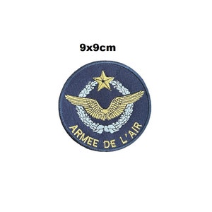 French Air Force armée de l'air Military Army Embroidered Iron On Patch New 1377