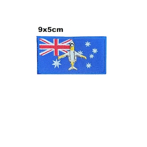 Australia Aviation Air Force Army Military Embroidered Iron On Badge Patch 1369