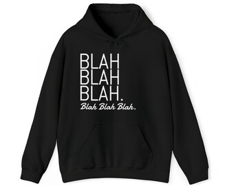 Sarcastic Funny Simple Hooded Sweatshirt (Minimalist)