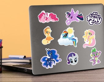 My Little Pony Vinyl Stickers - 15-Pack Waterproof Decals For Laptop, Water Bottle, Car | Officially Licensed - View #6