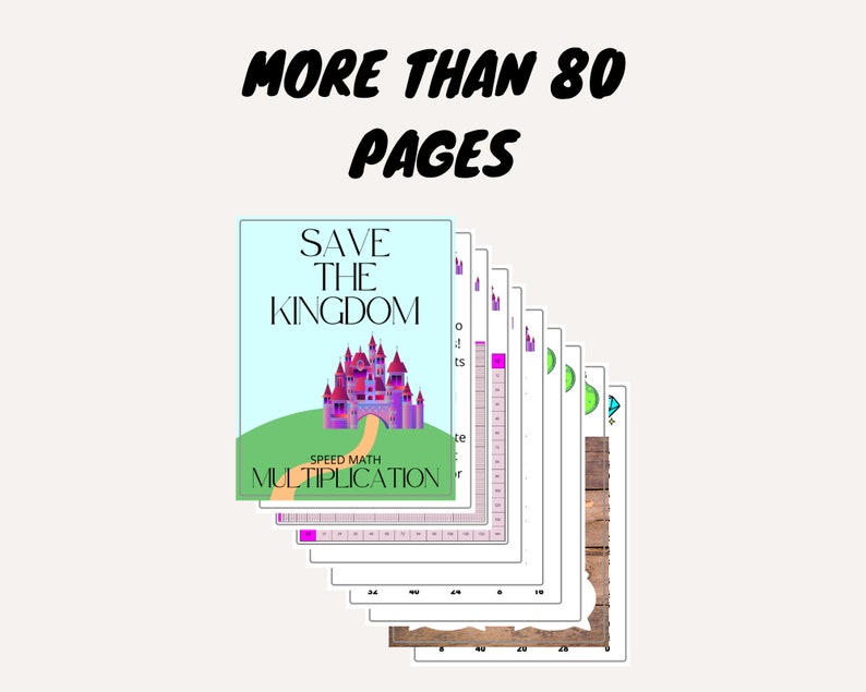 Multiplication Digital Workbook - Math Worksheets - Speed Tests ...