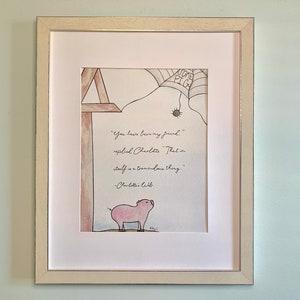 Charlotte's Web Original Watercolor Art Print