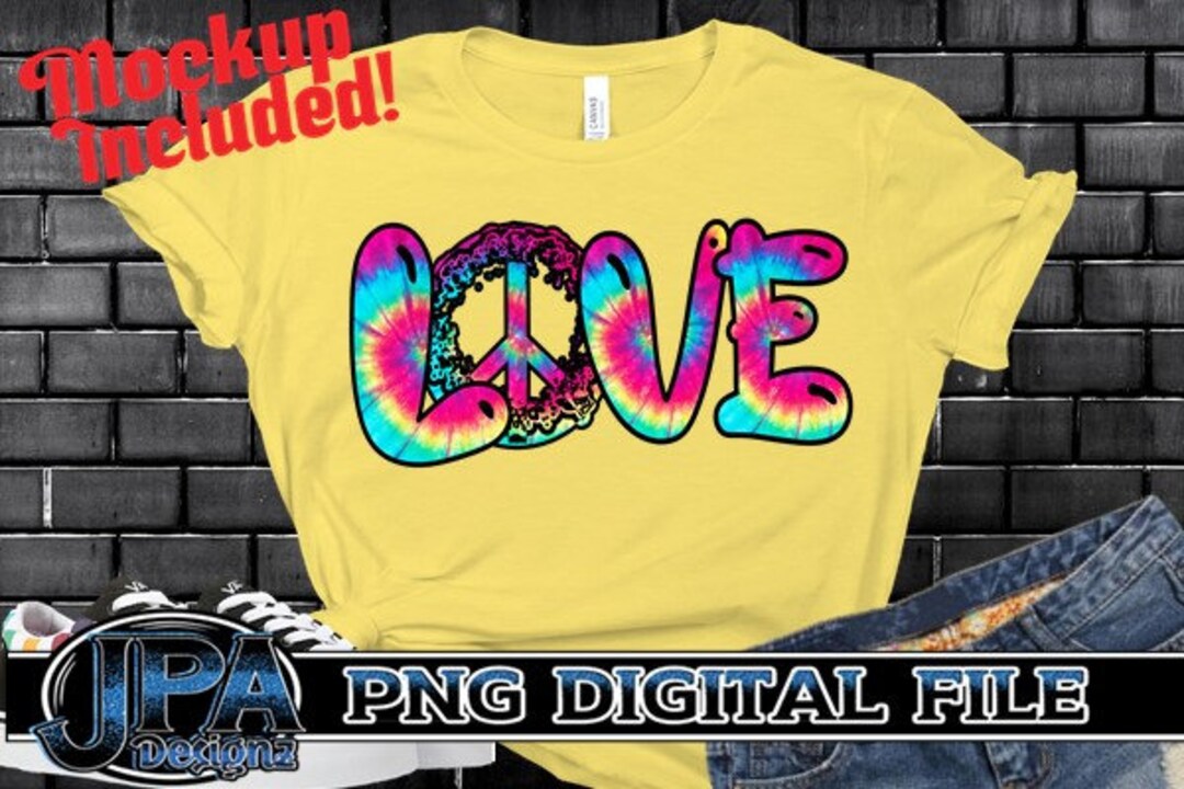 Love PNG Digital Download PNG Tie Dye PNG Tie Dye Love - Etsy