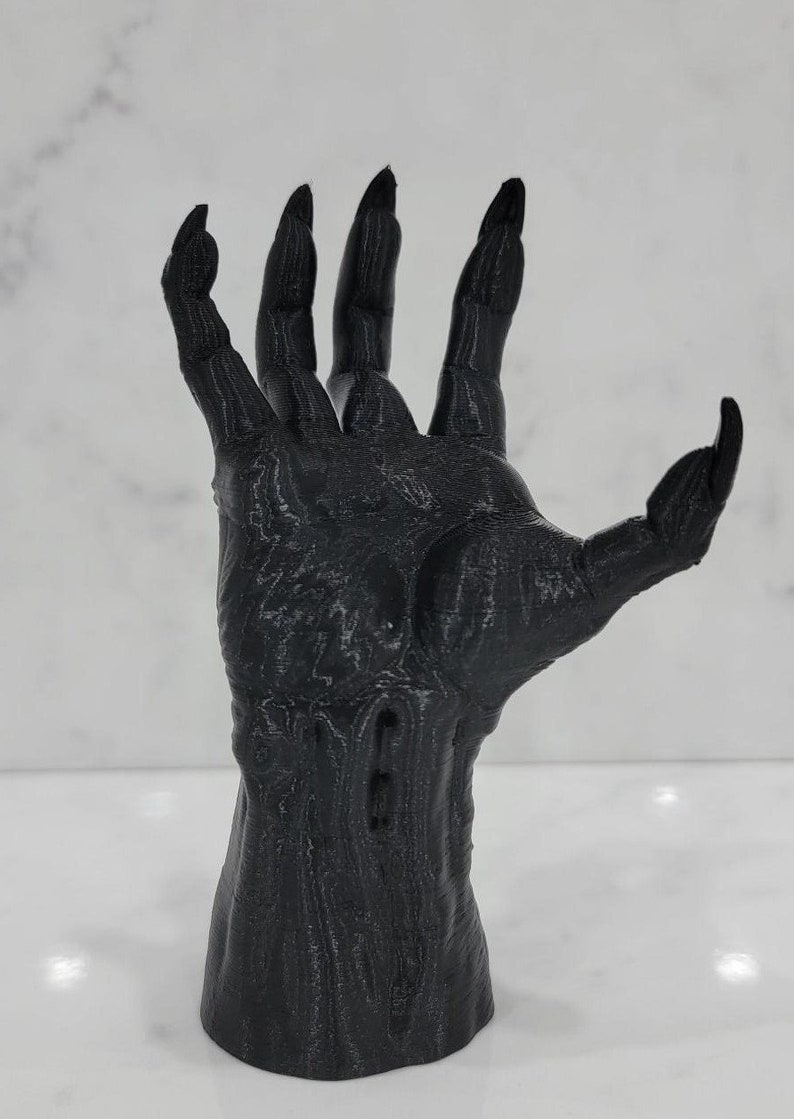 Daemon Hand Lebensgröße Sehr detaillierte Daemon Hände Halloween Deko Teufel Hand Geschenk Handgemachte 3D Druck Geschenk Wohnkultur Daemon Bild 1