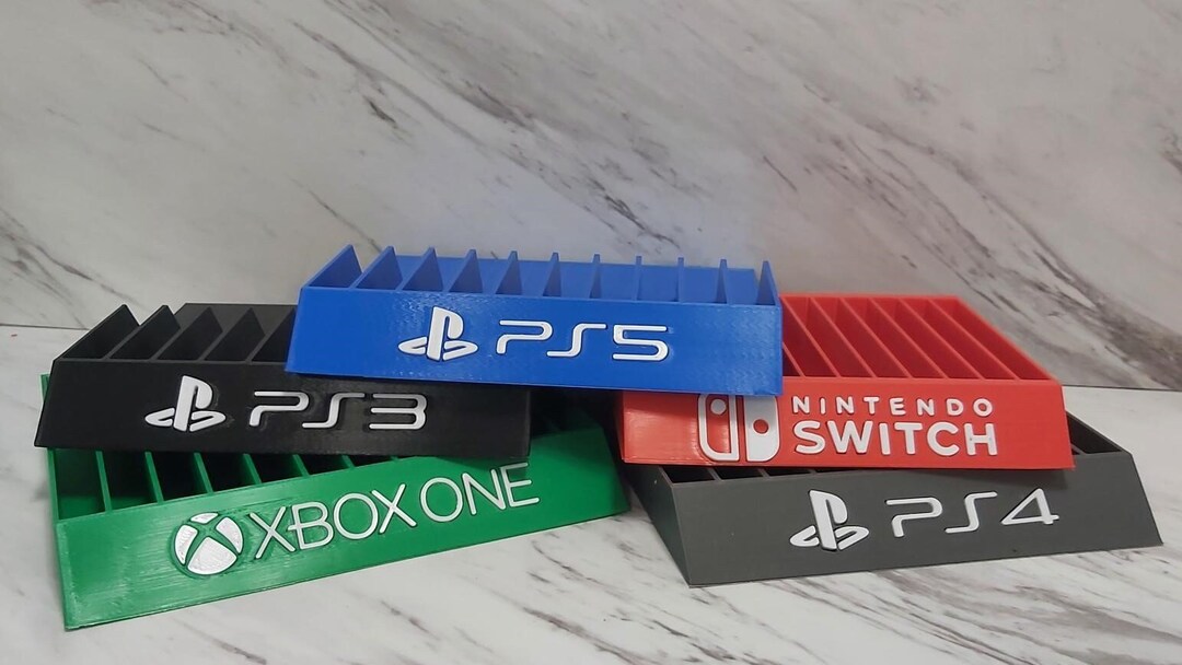 Playstation Xbox Nintendo Video Game Décor Playstation Game Case Holder