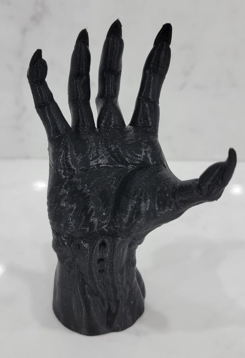 Daemon Hand Lebensgröße Sehr detaillierte Daemon Hände Halloween Deko Teufel Hand Geschenk Handgemachte 3D Druck Geschenk Wohnkultur Daemon Bild 2