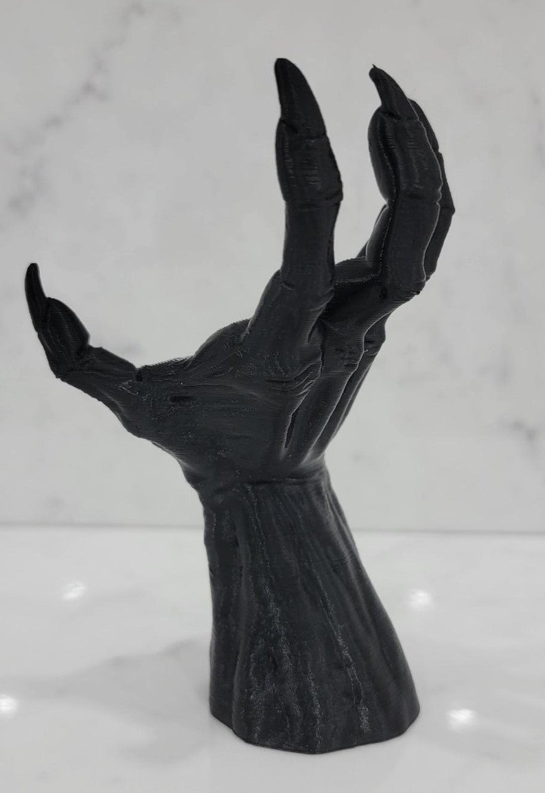 Daemon Hand Lebensgröße Sehr detaillierte Daemon Hände Halloween Deko Teufel Hand Geschenk Handgemachte 3D Druck Geschenk Wohnkultur Daemon Bild 3