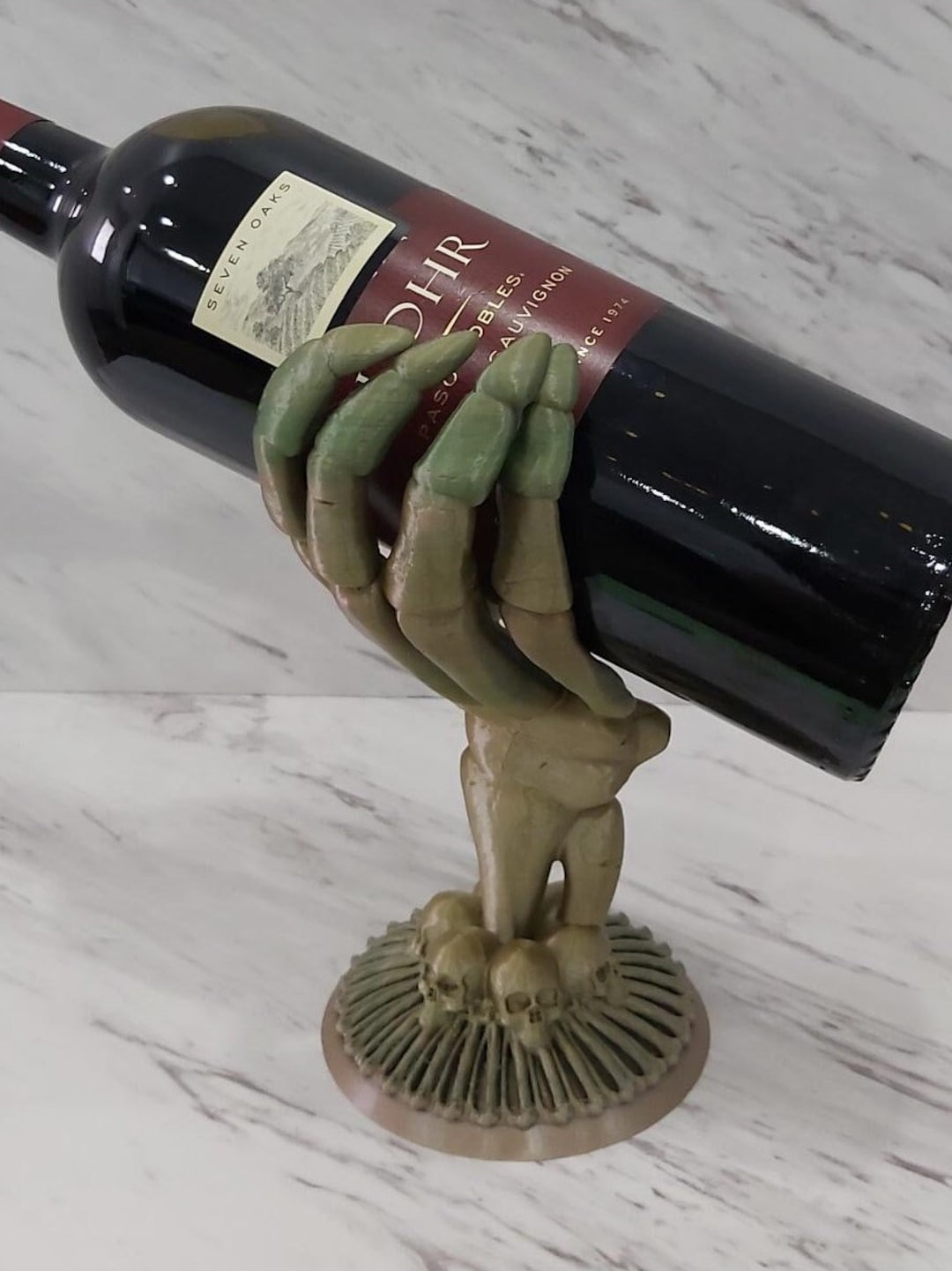 Wine Bottle Holder Halloween Wine Bottle Skeleton Hand Holder Wine